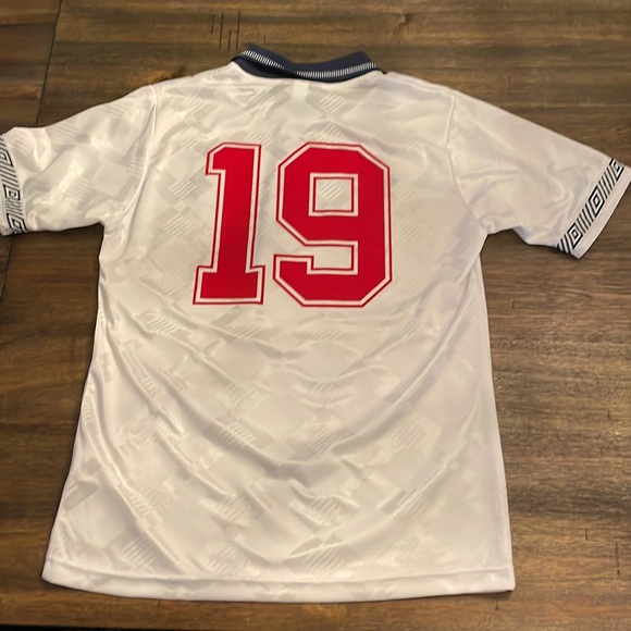 Authentic 1990-92 England home soccer jersey, New, S - Picture 6 of 6